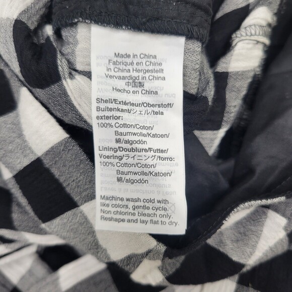 Madewell Cami Wide-Leg Jumpsuit in Gingham Check black and white Size XXS - Picture 13 of 15